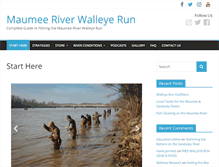 Tablet Screenshot of maumeeriverwalleyerun.com